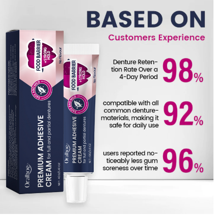 😁 Промоцията продължава до днес: 80% ПО-ЕВТИНО! Oralhoe® ✅AllDay Лепило за Протези