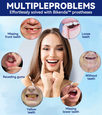 HAIMUZIL™ 🦷Комплект силиконови линийки за протези (съвместими с ADA и одобрени от зъболекари)