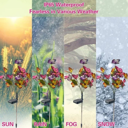 🔥Гореща разпродажба - 49% ОТСТЪПКА 🔥Слънчеви външни лампи тип пеперуда🦋