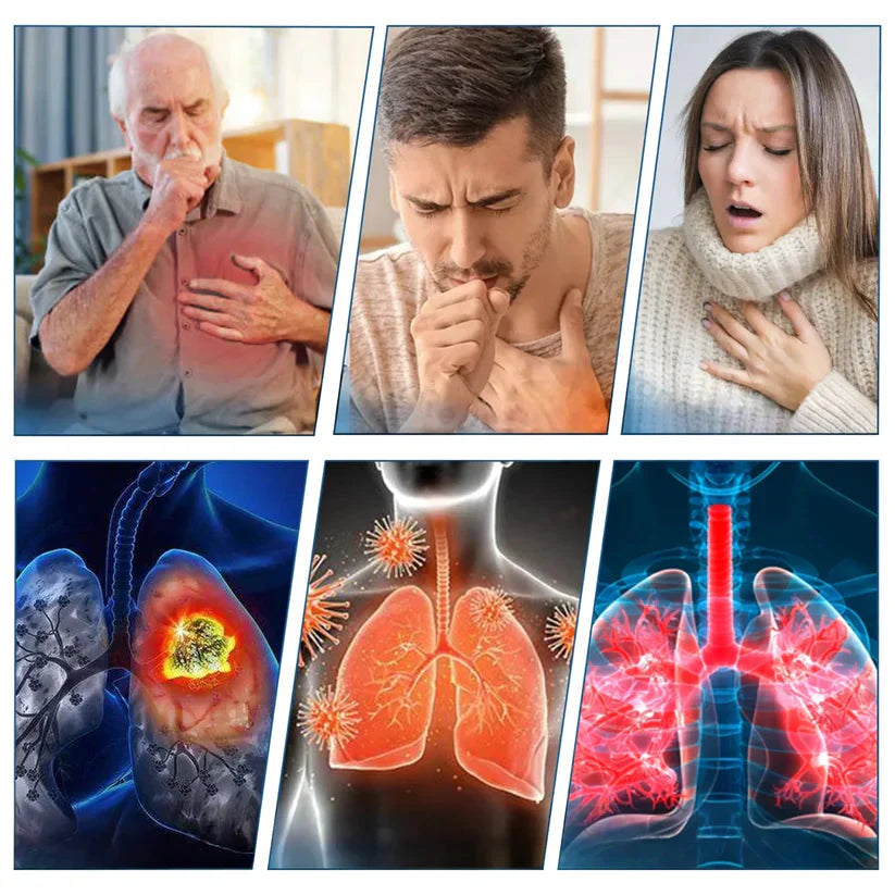 ✅Одобрена от FDA двойна лепенка Nano за облекчаване на COPD (✅ Кашлица, хрипове, задух, храчки, запушен нос, бронхит, алергични симптоми, дискомфорт в белите дробове🫁)